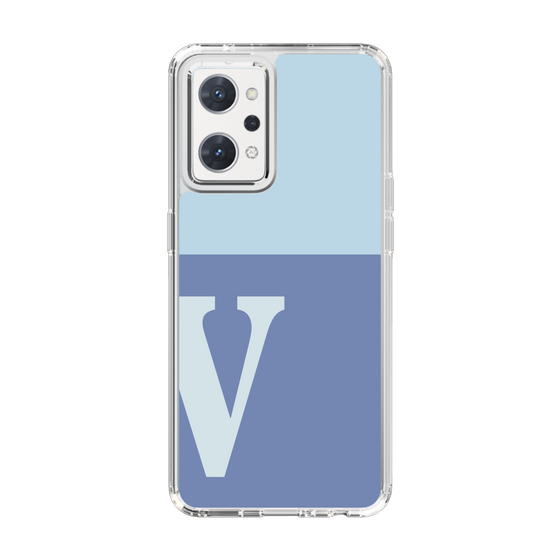 Slim Protection Case［ Original - initial two tone - V blue ］