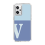 Slim Protection Case［ オリジナル - initial two tone - V blue ］