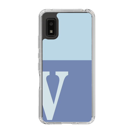 Slim Protection Case［ Original - initial two tone - V blue ］