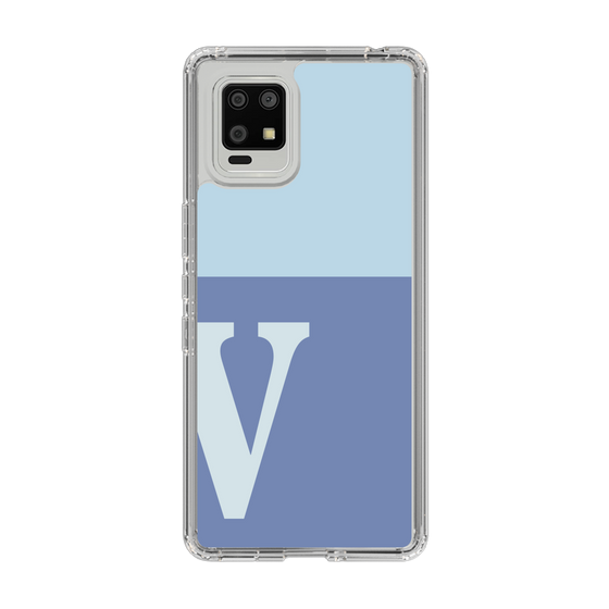 Slim Protection Case［ Original - initial two tone - V blue ］