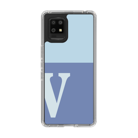 Slim Protection Case［ Original - initial two tone - V blue ］