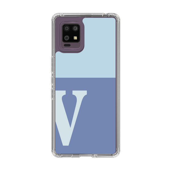 Slim Protection Case［ Original - initial two tone - V blue ］