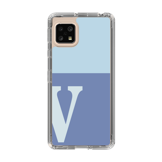 Slim Protection Case［ Original - initial two tone - V blue ］