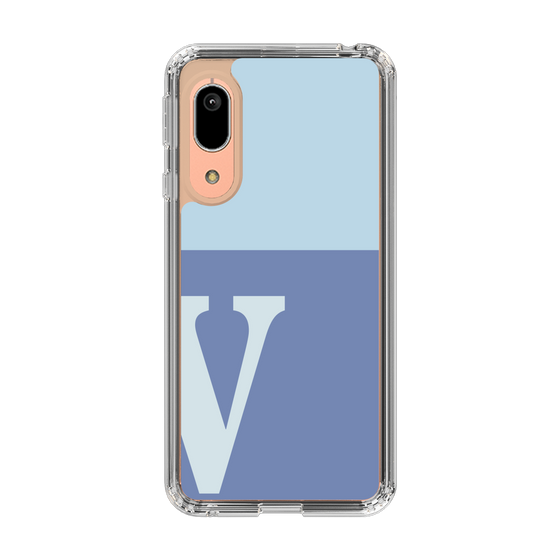 Slim Protection Case［ Original - initial two tone - V blue ］