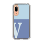 Slim Protection Case［ Original - initial two tone - V blue ］
