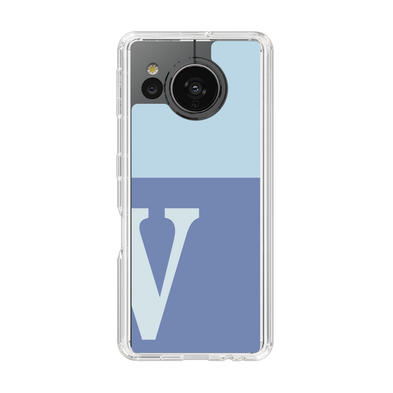Slim Protection Case［ Original - initial two tone - V blue ］