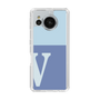 Slim Protection Case［ Original - initial two tone - V blue ］