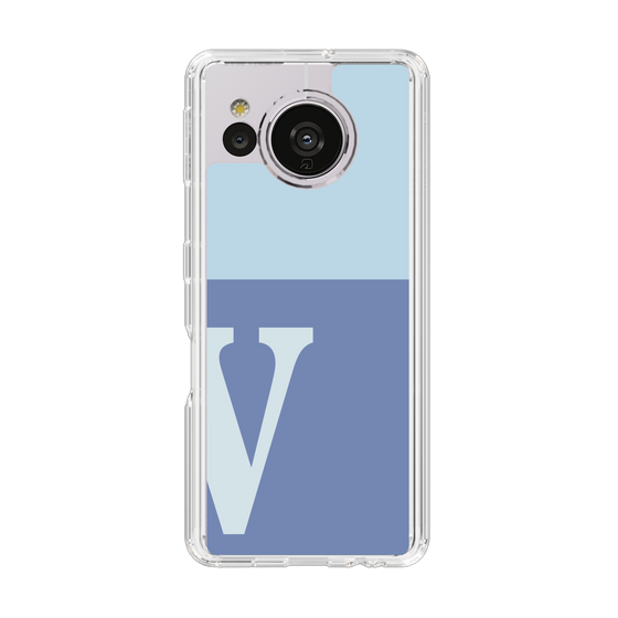Slim Protection Case［ Original - initial two tone - V blue ］