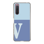 Slim Protection Case［ Original - initial two tone - V blue ］
