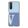 Slim Protection Case［ Original - initial two tone - V blue ］
