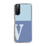 Slim Protection Case［ Original - initial two tone - V blue ］