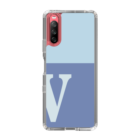Slim Protection Case［ Original - initial two tone - V blue ］