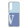 Slim Protection Case［ Original - initial two tone - V blue ］