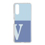 Slim Protection Case［ Original - initial two tone - V blue ］