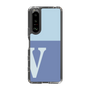 Slim Protection Case［ Original - initial two tone - V blue ］