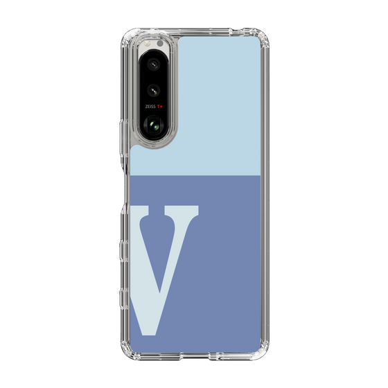 Slim Protection Case［ Original - initial two tone - V blue ］