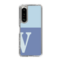 Slim Protection Case［ Original - initial two tone - V blue ］