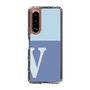 Slim Protection Case［ Original - initial two tone - V blue ］