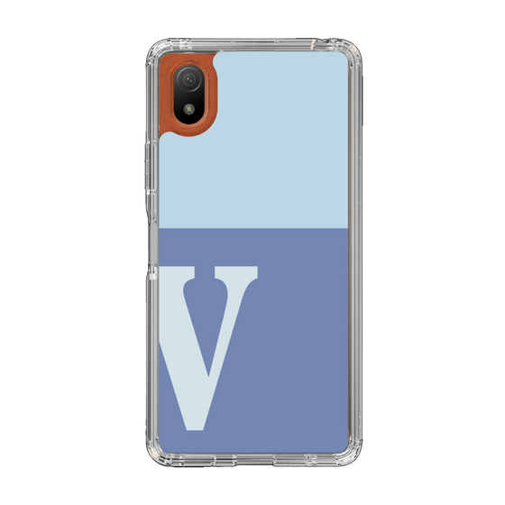 Slim Protection Case［ Original - initial two tone - V blue ］