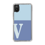 Slim Protection Case［ Original - initial two tone - V blue ］