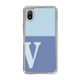 Slim Protection Case［ Original - initial two tone - V blue ］