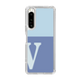 Slim Protection Case［ Original - initial two tone - V blue ］