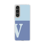 Slim Protection Case［ Original - initial two tone - V blue ］