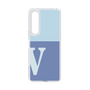 Slim Protection Case［ Original - initial two tone - V blue ］