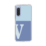 Slim Protection Case［ Original - initial two tone - V blue ］