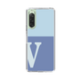 Slim Protection Case［ Original - initial two tone - V blue ］