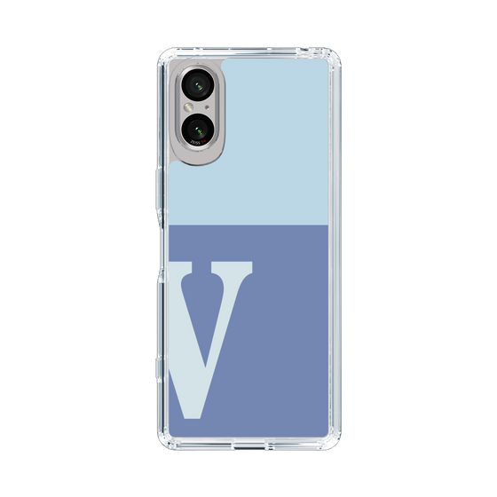 Slim Protection Case［ Original - initial two tone - V blue ］