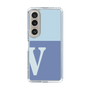 Slim Protection Case［ Original - initial two tone - V blue ］