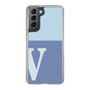 Slim Protection Case［ Original - initial two tone - V blue ］