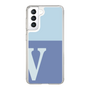 Slim Protection Case［ Original - initial two tone - V blue ］