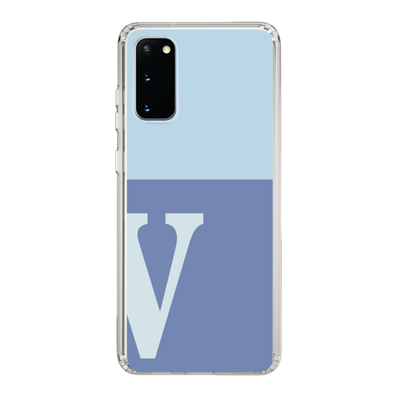 Slim Protection Case［ Original - initial two tone - V blue ］