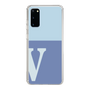 Slim Protection Case［ Original - initial two tone - V blue ］