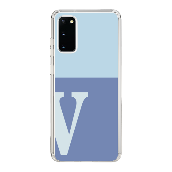 Slim Protection Case［ Original - initial two tone - V blue ］