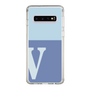 Slim Protection Case［ Original - initial two tone - V blue ］