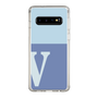 Slim Protection Case［ Original - initial two tone - V blue ］