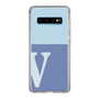 Slim Protection Case［ Original - initial two tone - V blue ］