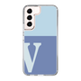 Slim Protection Case［ Original - initial two tone - V blue ］
