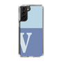 Slim Protection Case［ Original - initial two tone - V blue ］