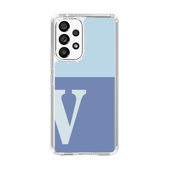 Slim Protection Case［ Original - initial two tone - V blue ］