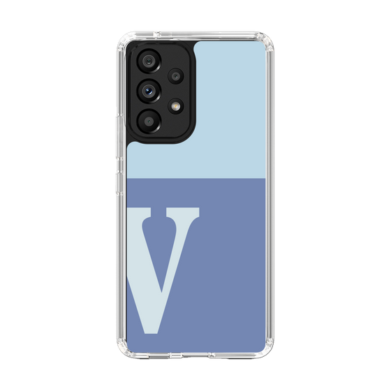 Slim Protection Case［ Original - initial two tone - V blue ］