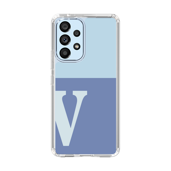 Slim Protection Case［ Original - initial two tone - V blue ］