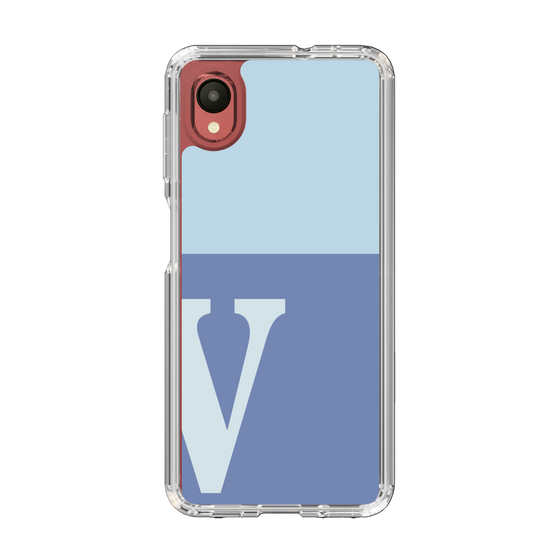 Slim Protection Case［ Original - initial two tone - V blue ］