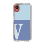Slim Protection Case［ Original - initial two tone - V blue ］