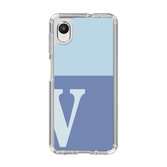 Slim Protection Case［ Original - initial two tone - V blue ］