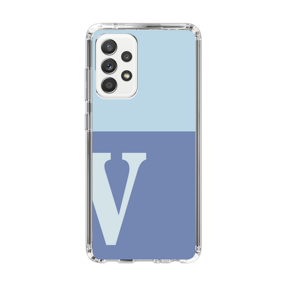 Slim Protection Case［ Original - initial two tone - V blue ］