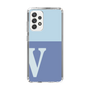 Slim Protection Case［ Original - initial two tone - V blue ］